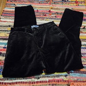 Ralph Lauren Black Velvet Trousers